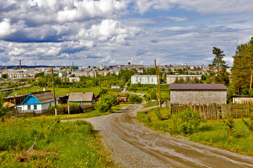 Городской пейзаж. Краснотурьинск. Свердловская...