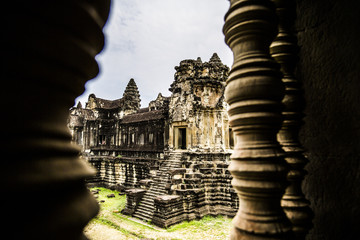 Ruins at Angkor Wat Cambodia