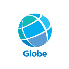 vector logo globe