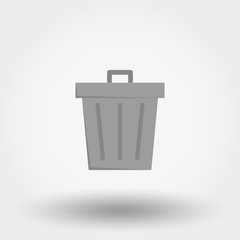 Trash can icon.