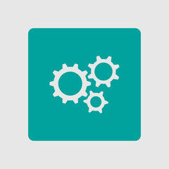 Gear icon.The development and management of business processes.