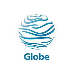 vector logo globe