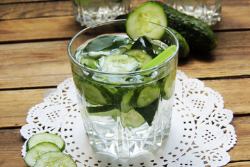 Sassi water with cucumber
