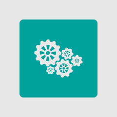 Icon of gears. Gear icon.
The development and management of business processes.