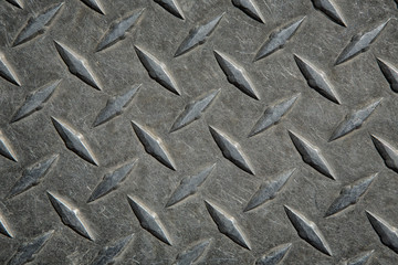 Metal diamond plate pattern and background seamless
