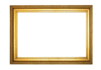 Gold frame for paintings, mirrors or photos