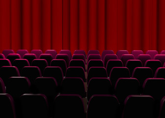 Obraz premium Cinema - Looking a Movie - 3D