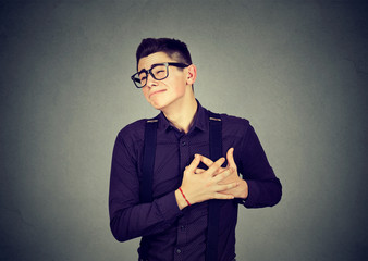 Heartbroken young man
