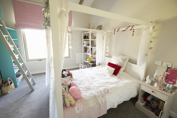 Home Interior With Girl's Bedroom