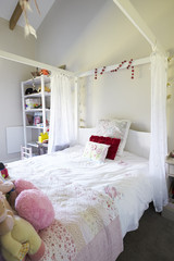 Home Interior With Girl's Bedroom