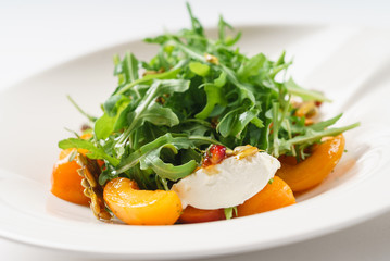 salad with apricots