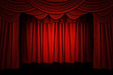 curtains and stage