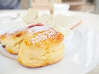 Scones with english tea