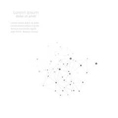 Vector network and connection background for your presentation