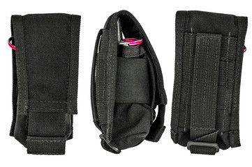 Carrying weapons case: military tactical cartridge pouch made from high-tech fabric with quick...
