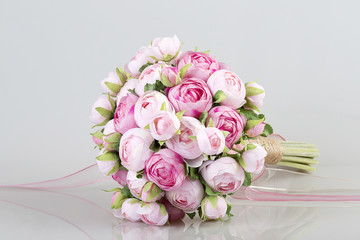 wedding bouquet, flowers, roses, beautiful bouquet
