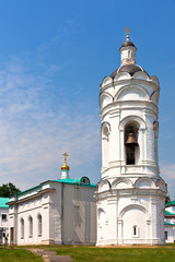Church of St George with a belfry in The museum Kolomenskoye in Moscow
