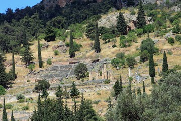 Grèce, site archéologique de Delphes