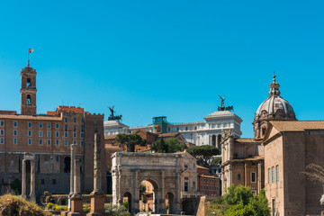 Obraz premium Roman historic architecture