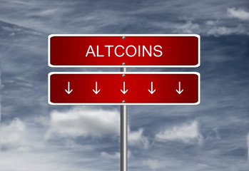 Altcoins cryptocurrency price business mining wallet icon security trading currency exchange.