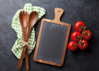 Obraz na płótnie Canvas Cooking ingredients and utensils