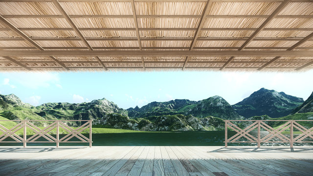 3d render from imagine bungalow in loas