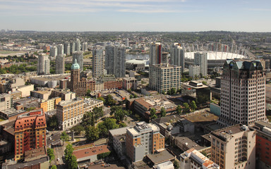 Fototapeta na wymiar Uitzicht Lookout Tower, Vancouver, Canada