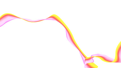 abstract colorful smoke on white background