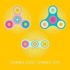 Fidget spinner toys