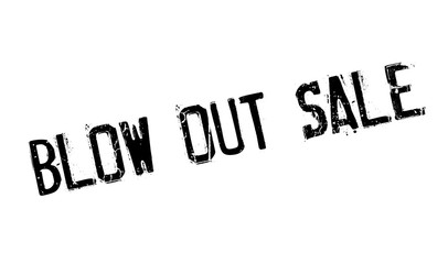Blow Out Sale rubber stamp. Grunge design with dust scratches. Effects can be easily removed for a clean, crisp look. Color is easily changed.