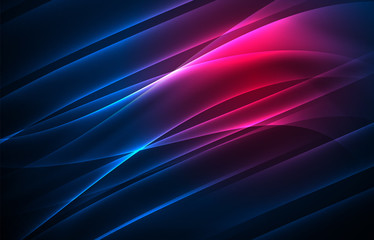 Vector polar lights concept background