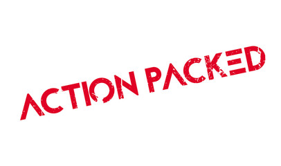 Action Packed rubber stamp. Grunge design with dust scratches. Effects can be easily removed for a clean, crisp look. Color is easily changed.