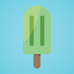 Lolly Ice Cream Isolated