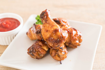 barbecue chicken wings