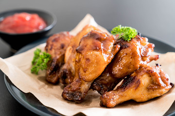 barbecue chicken wings