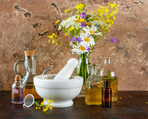 Essential oils and wild flowers