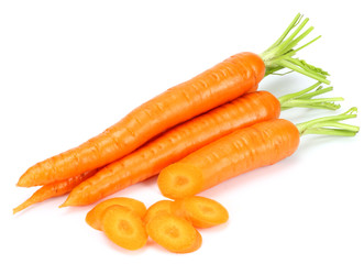 carrot isolated on white background