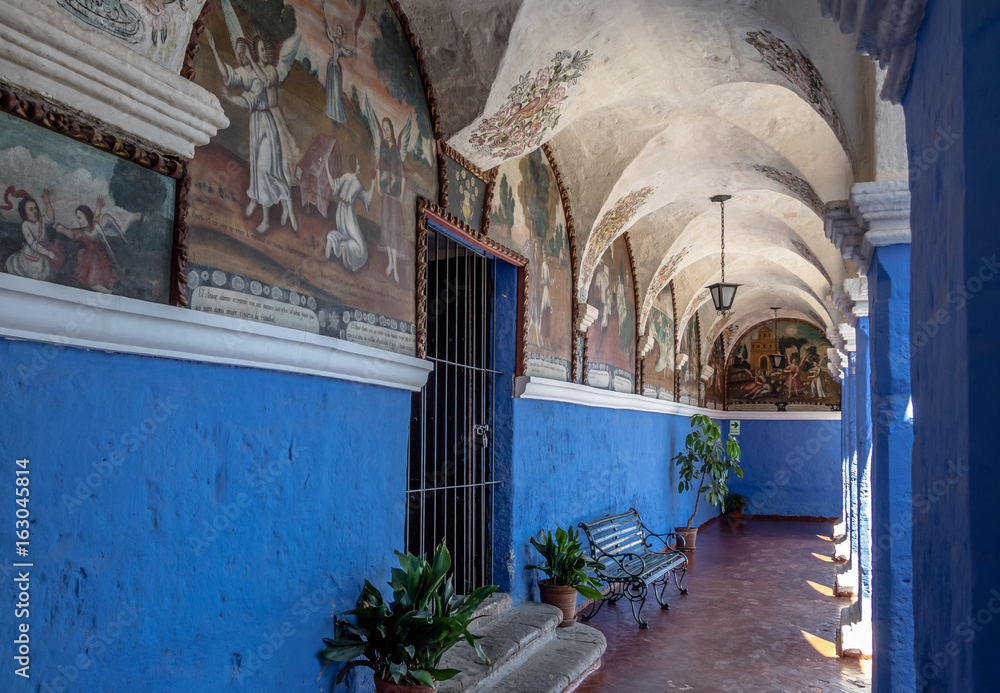 Canvas Prints Santa Catalina Monastery - Arequipa, Peru