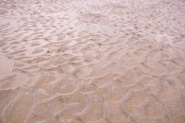 sand texture on the beach