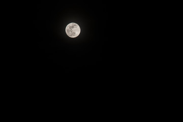 Moon in the sky