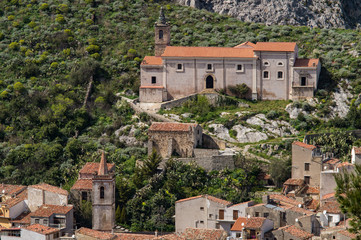 Isnello, small village of the madonie park, Sicily