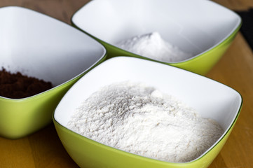 Prepare flour before sweets