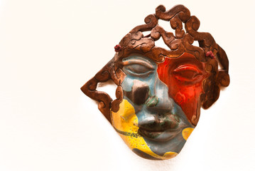Decorative venecian carnival mask - 163048844