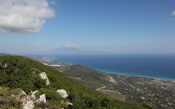 View from Kaki Rahi Tower, Zakynthos