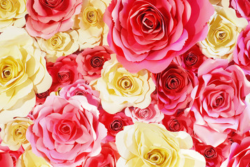 paper roses background
