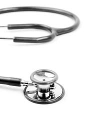 Stethoscope on isolate background ,Close-up