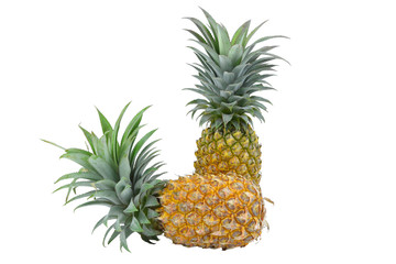 Two pineapples.