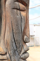 Ethnic Wooden Totem