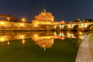 Fototapeta na wymiar Rome. Sant'Angelo bridge