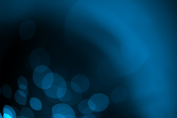 Blue bokeh background
